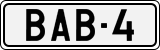 License plate of Finland, Cars