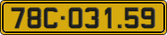 License plate of Vietnam, Commercial vehicles