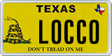 Texas, Vanity Plates