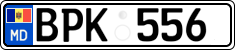 License plate of Moldova, Cars (2015)