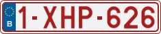 License plate of Belgium, Regular plates (2010)