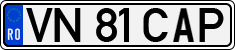 License plate of Romania, Regular plates