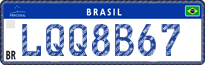 License plate of Brazil, Authorities (Mercosul)