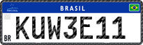 License plate of Brazil, Private owners (Mercosul)