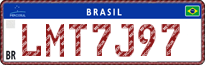 License plate of Brazil, Commercial vehicles (Mercosul)