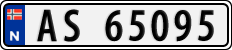 License plate of Norway, Cars