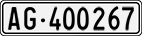 License plate of Switzerland, Cars