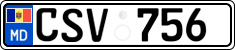 License plate of Moldova, Cars (2015)