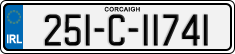 License plate of Ireland, Regular plates