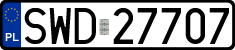 License plates of Poland, Regular car plates