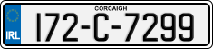 License plate of Ireland, Regular plates