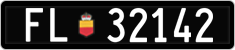 License plate of Liechtenstein, Cars