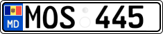 License plate of Moldova, Cars (2015)