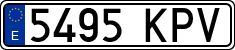 License plates of Spain, Ordinary (2000)