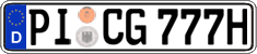 German license plate, Plates for oldtimers (type 