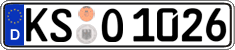 German license plate, Regular plates