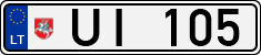 License plate of Lithuania, Trailers