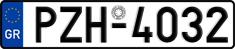 License plate of Greece, Cars