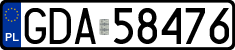 License plates of Poland, Regular car plates