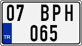 License plate of Turkey, Regular plates