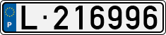 License plate of Portugal, Trailers