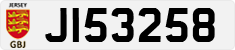 License plate of Jersey, Regular plates (J123456)