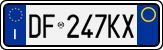 License plate of Italy, Cars (1994 year series)