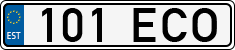 License plate of Estonia, Regular car plates