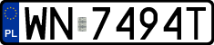 License plates of Poland, Regular car plates