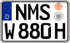 German license plate, Plates for oldtimers (type 