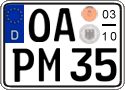 German license plate, Seasonal plates