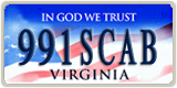 Virginia, Vanity Plates