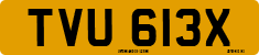 License plate of the United Kingdom, 1963 year system