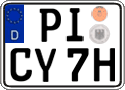 German license plate, Plates for oldtimers (type 
