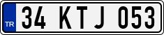 License plate of Turkey, Regular plates