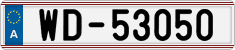 License plate of Austria, Diplomatic