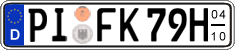 German license plate, Seasonal plates (Oldtimers)