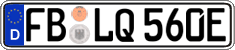 German license plate, Electric vehicles