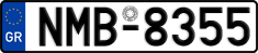 License plate of Greece, Cars