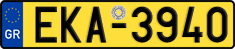 License plate of Greece, Trucks