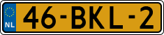 License plate of the Netherlands, Heavy Commercial Vehicles (1994 system)