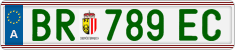 License plate of Austria, Regular plates
