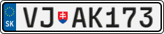 License plate of Slovakia, Vanity Plates