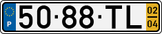 License plate of Portugal, Regular plates