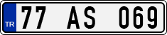 License plate of Turkey, Regular plates