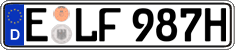 German license plate, Plates for oldtimers (type 