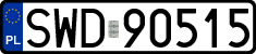 License plates of Poland, Regular car plates