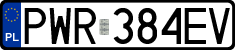 License plates of Poland, Regular car plates