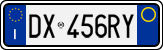 License plate of Italy, Cars (1994 year series)
