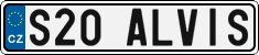 License plate of the Czech Republic, Vanity Plates